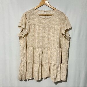 🟢 3/$25 🟢 Shein Super Flowy Layered Blouse 3XL